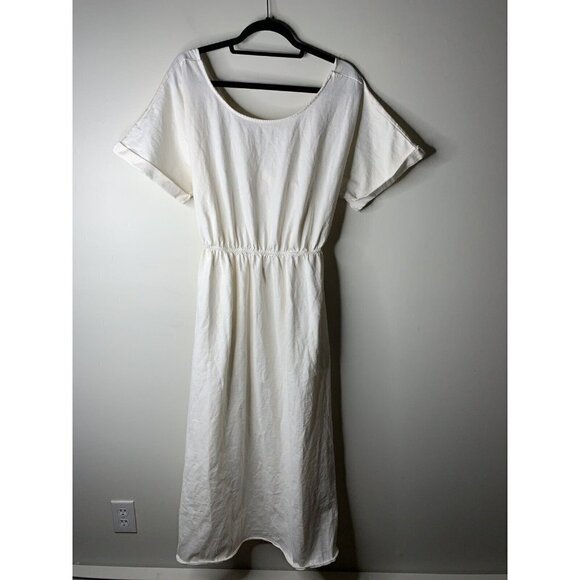 Free People FP Beach White Sorrento Midi Dress Size Small NEW - Picture 4 of 8